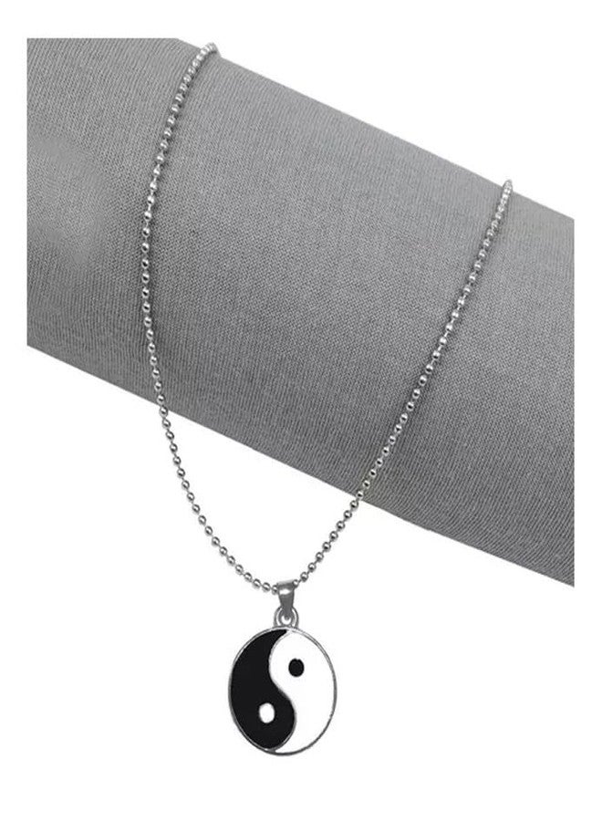 Ervio Yin Yang Pendant for Men & Women | Taoism Tai Chi Feng Shui Symbol Locket with Chain | Unisex Fashion Necklace for Good Luck, Energy & Prosperity - Image 5