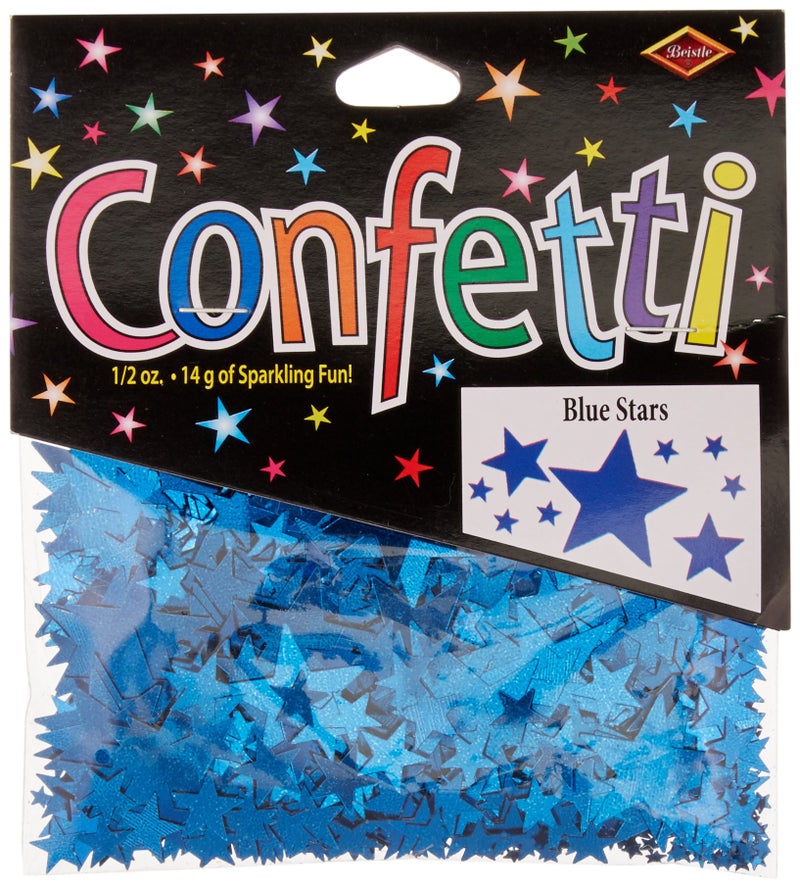 Beistle Blue Stars Confetti 12 oz