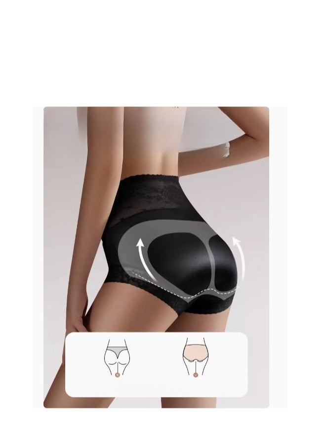 MIIOW (طقم مكون من ثلاث قطع) ملابس داخلية نسائية لرفع وتشكيل الورك بعد الولادة مع ملابس داخلية مثلثة من الدانتيل عند الخصر المتوسط والعالي ولا تترك أثراً - Image 3