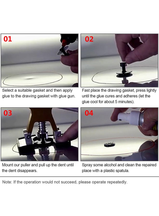 Car Body Paintless Dent Lifter Repair Tool With 18 Tabs Hail Removal Tool - Image 3