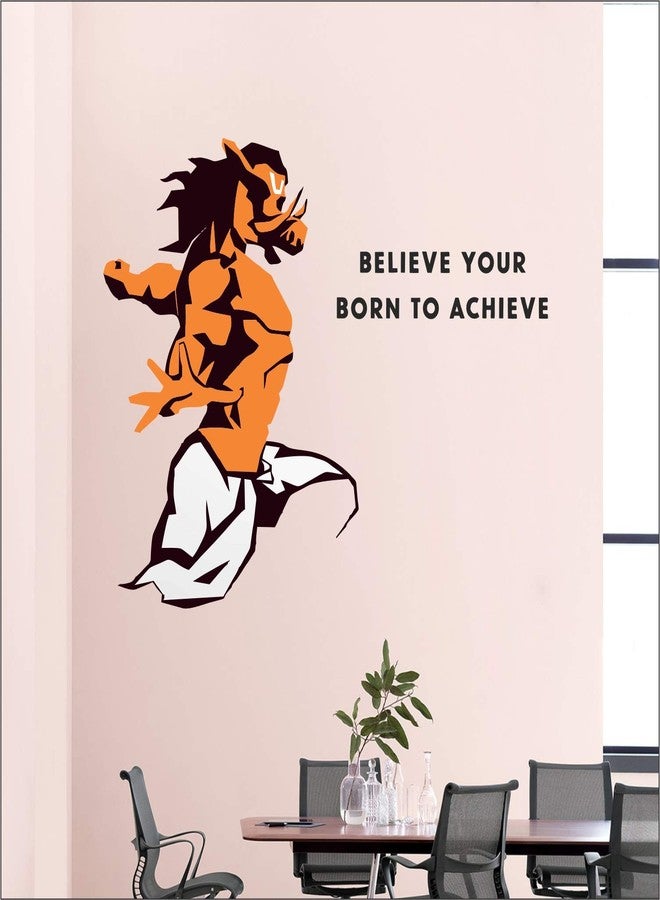 StickMe Varaha Wall Sticker | Multi-Colour Vinyl Inspirational and Motivational Quotes of Lord Vishnu | Decorative Hindu God Wall Decor for Bedroom, Living Room, Kids Room, and Office - Image 4