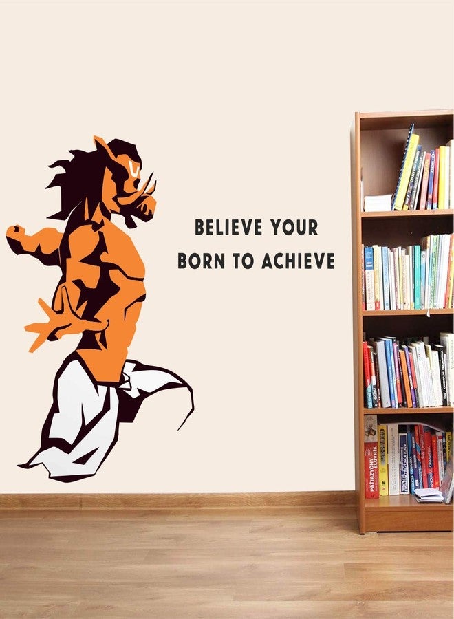 StickMe Varaha Wall Sticker | Multi-Colour Vinyl Inspirational and Motivational Quotes of Lord Vishnu | Decorative Hindu God Wall Decor for Bedroom, Living Room, Kids Room, and Office - Image 3