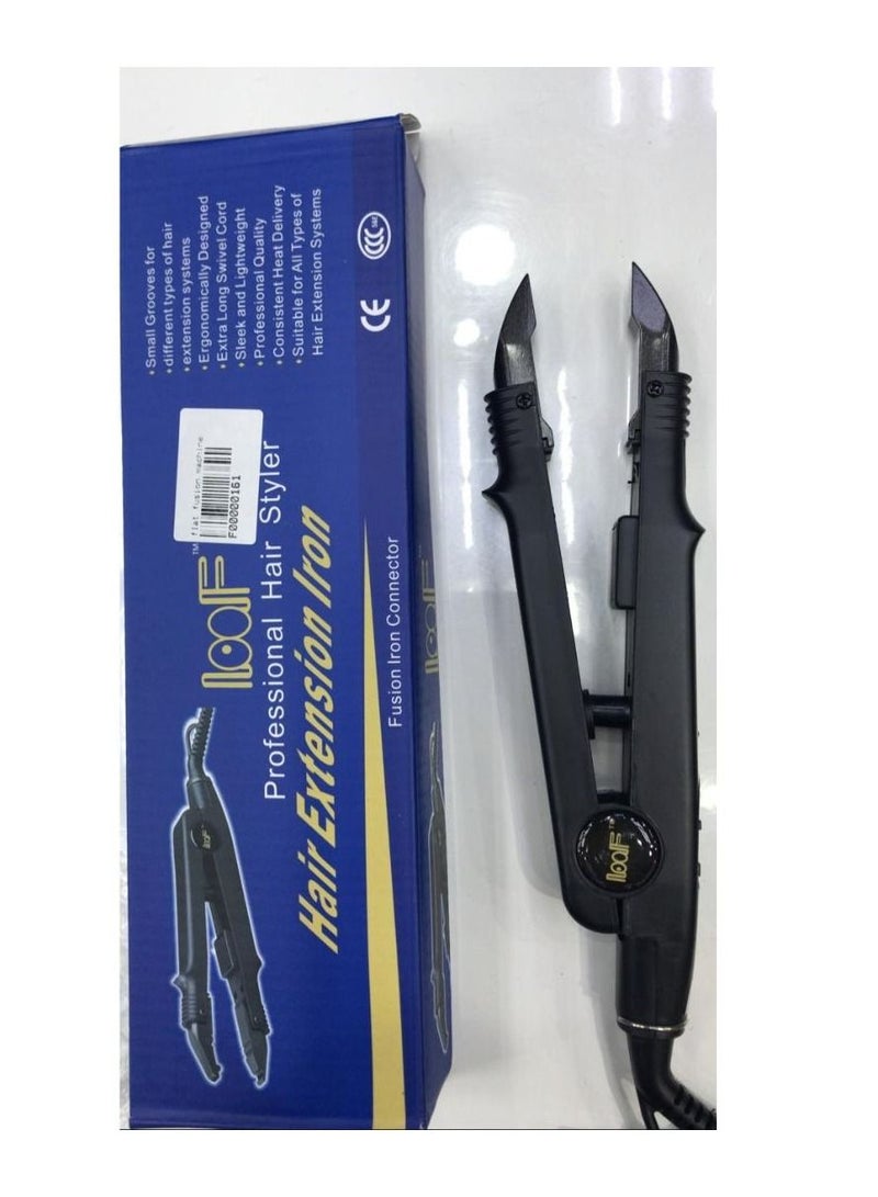 إستيل علاجات الحديد لتمديد الشعر Loof لمعدات الصالون الاحترافية ، درجة الحرارة قابلة للتعديل - Image 4