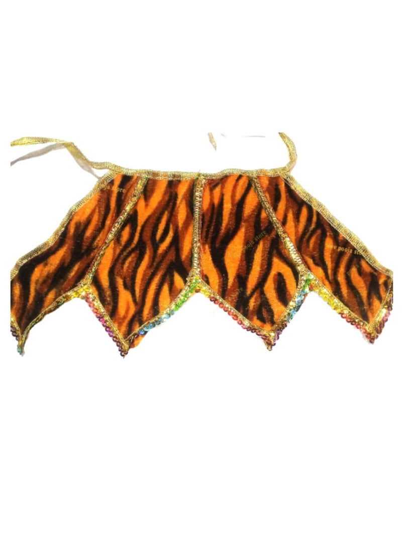 DEV POOJA STORE DEV POOJA STORE Shiva Poshak for Pooja Shiva Shawl Lord Shiva Dress Yellow Color 9 Inch X 6 inch Shiva Shringar Vastra Shiv Lingam Dress Yellow  - Image 3