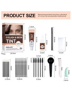 Eyelash and Brow Tint Dye Color Brown Kit 2 in 1 Brow and Lash Tint Professional Kit with Coloring Cream and Activating Lotion Eyebrow Tint Dye Kit Eyebrow Lash Color Kit 02 - pzsku/Z1F9E875AFDF757D796E4Z/45/_/1712578494/aa737204-06f0-429d-94a1-5caa13bfaa6e