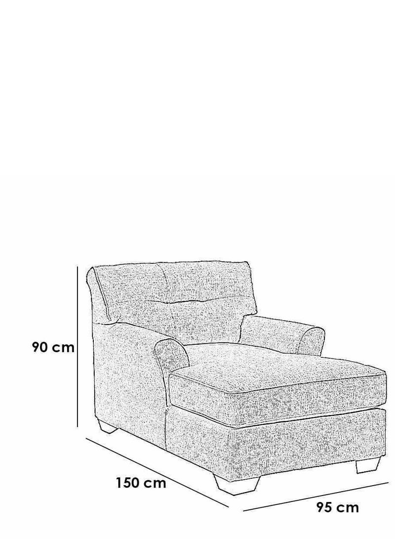 House One chaise longue|swedish wood - Beige - 150x95x90 cm - Image 3
