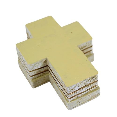 Roman صندوق تذكار على شكل صليب للاتصال الأول 2.5 × 3.5 بوصة من حجر الراتنج - Image 2