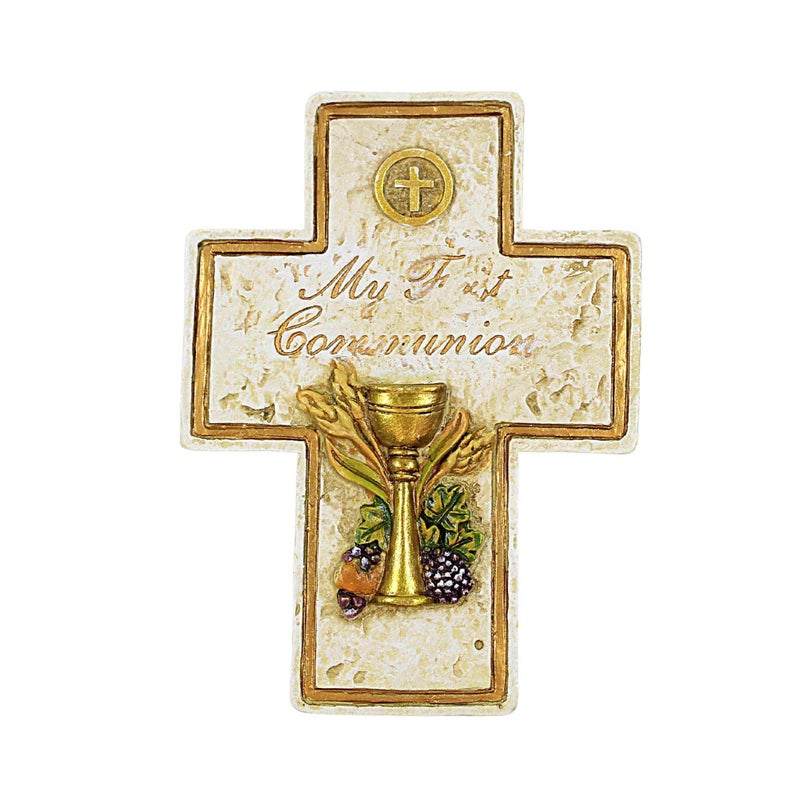 Roman صندوق تذكار على شكل صليب للاتصال الأول 2.5 × 3.5 بوصة من حجر الراتنج - Image 5