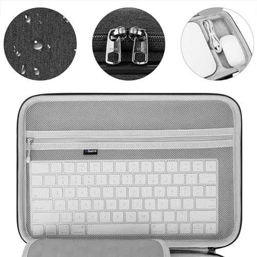 GEEKRIA Hard Travel Case, Compatible with Apple 2023/2020 Mac Mini Desktop and Fit for Magic Keyboard, Magic Mouse Carrying Case (Dark Gray) - Image 2