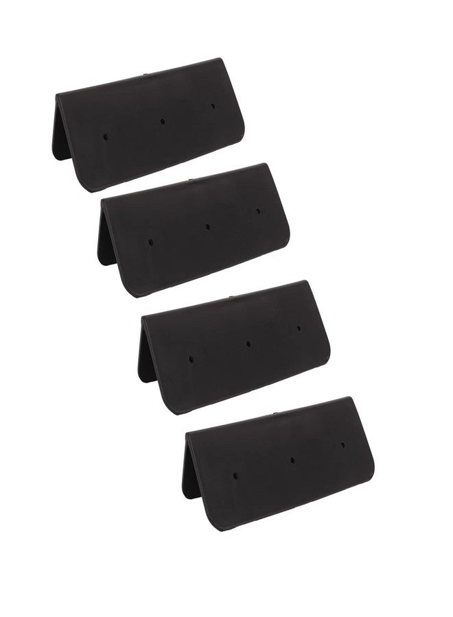BORDSTRACT 4Pcs Inflatable Boat Seat Hook Clip Bracket, PVC Rubber Dinghy Yacht Kayak Boat Part Boat Seat Hook Clip, Inflatable Rubber Dinghy Raft Yacht Kayak Rowing Boat Accessories(Black) - Image 2