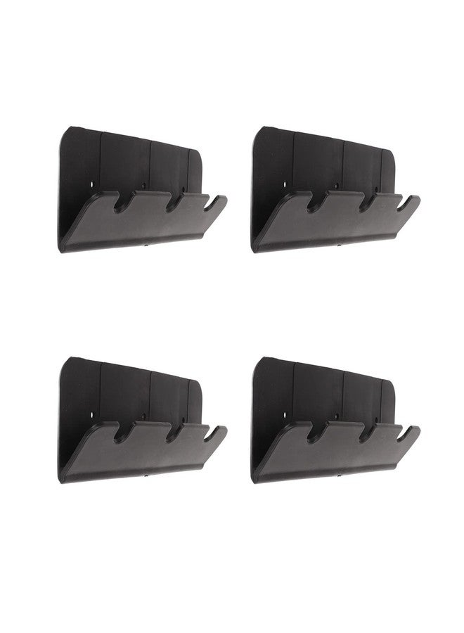 BORDSTRACT 4Pcs Inflatable Boat Seat Hook Clip Bracket, PVC Rubber Dinghy Yacht Kayak Boat Part Boat Seat Hook Clip, Inflatable Rubber Dinghy Raft Yacht Kayak Rowing Boat Accessories(Black) - Image 1