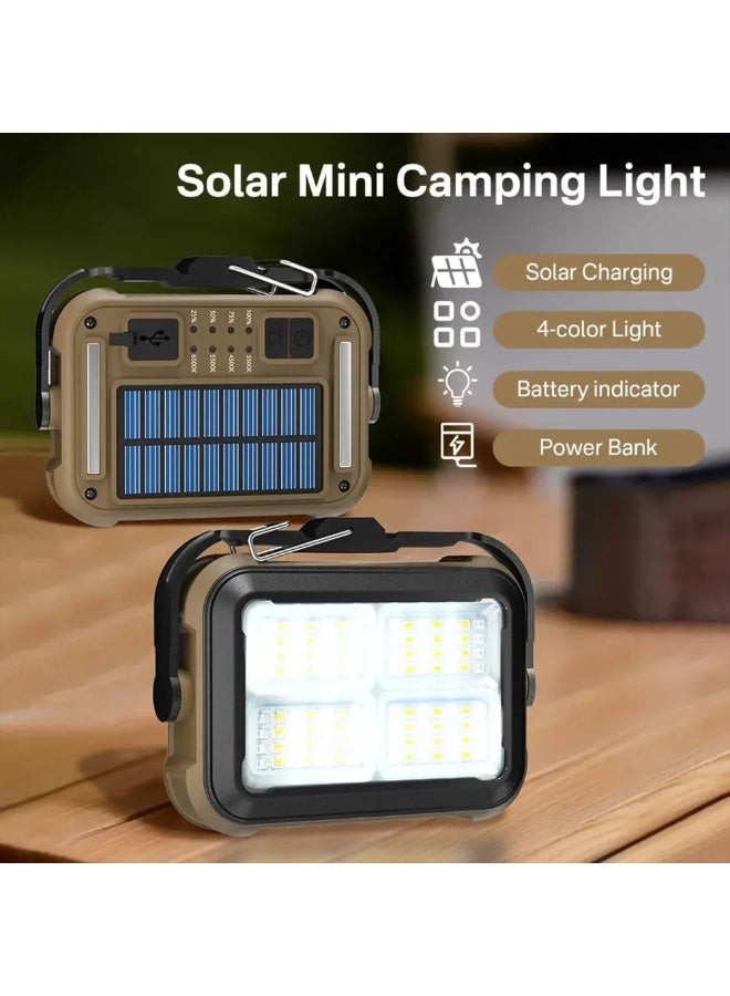 Solar LED Work Light Type-C – Magnetic & Hook Design, Multi-Function Floodlight for Camping, Outdoor, and Work, 3600 mAh Battery - Image 4