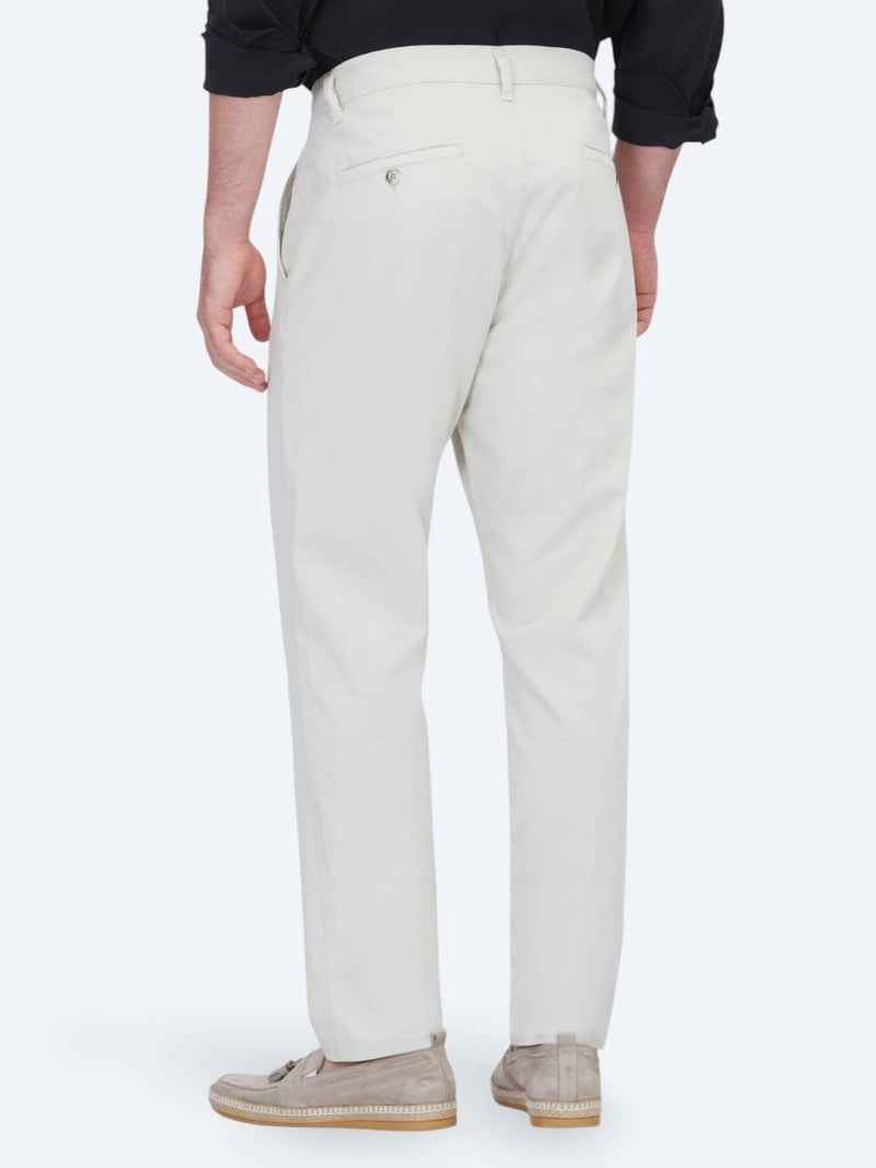 Kip Stone Weaving Jogging Fit Casual Cotton Blended Trousers - Image 4