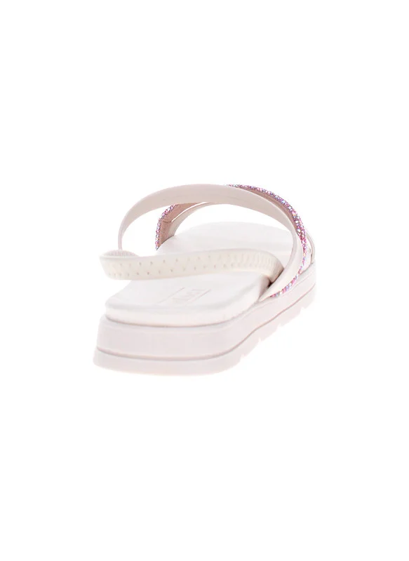 موليكا Moleca Ladies Flat Sandals White | Made In Brazil