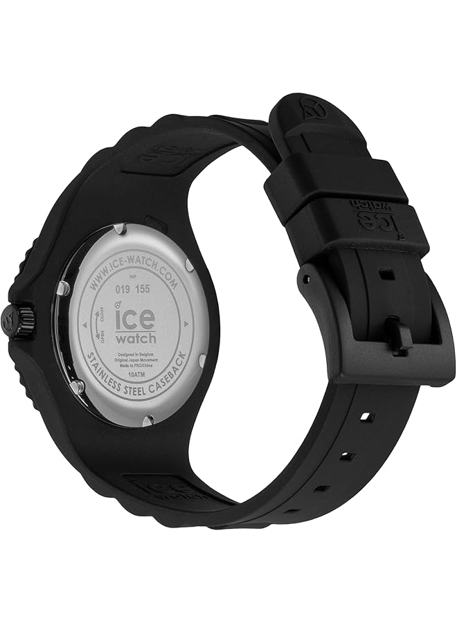 أيس وتش ساعة يد آيس جينيريشن سوداء للرجال للجنسين بسوار من السيليكون 019155 متوسطة الحجم - Image 5