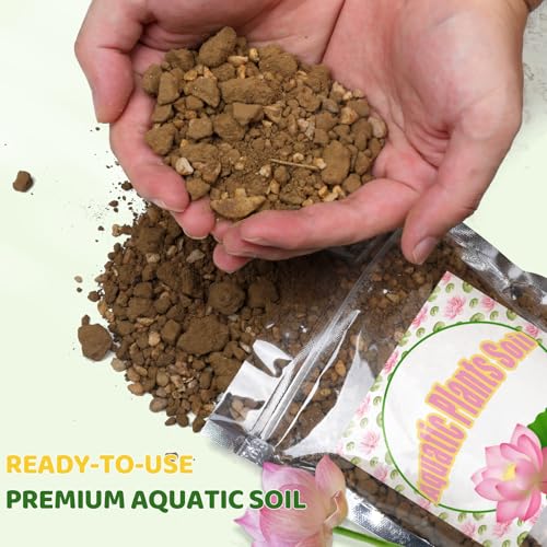 Doter Aquatic Soil for Plants 4.4LBS, Clay Aquarium Soil Suitable for Small Ponds & Water Plants Like Lotus & Water Lily, Safe for Fish & Aquatic Life - Image 2