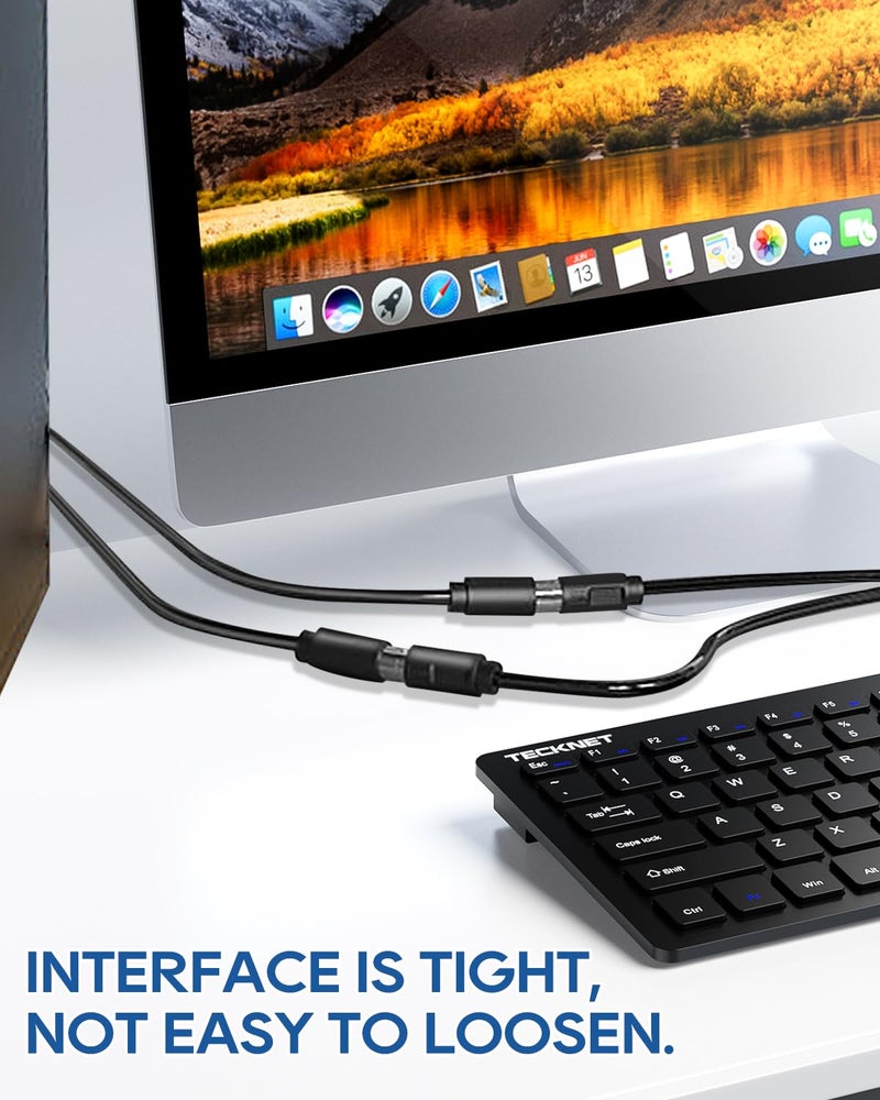 UCEC PS/2 Keyboard and Mouse Male to Male Extension Cable, 6 Pin 3.28 Feet PS2 Mouse Keyboard Converter for PC Scanner Speaker DVD Player - Image 4