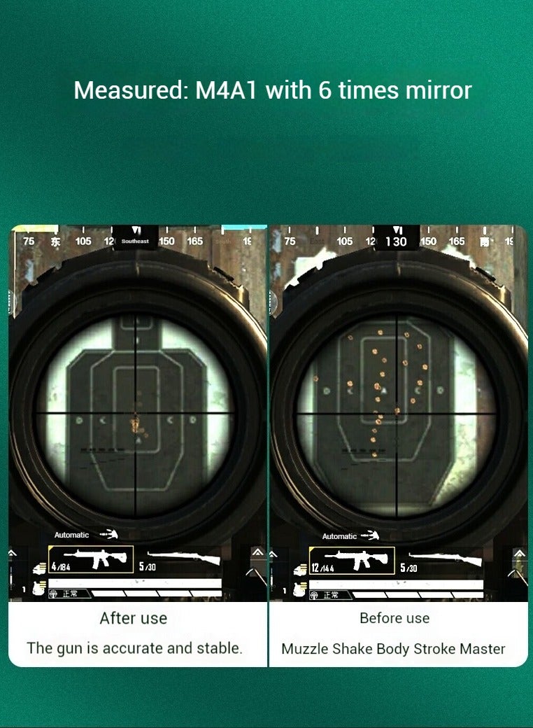 Mobile Game Controller Trigger, Mobile Game Accessories 6 Finger Trigger Sensitive Shoot and Target ons Smartphone Game Controller Gamepad for PUBG/Survival Rules/Knives Out