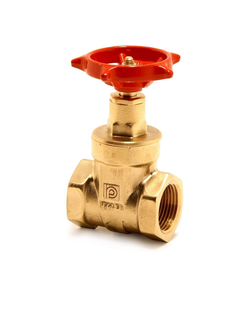 PEGLER Brass Gate Valve 3/4" - Image 1