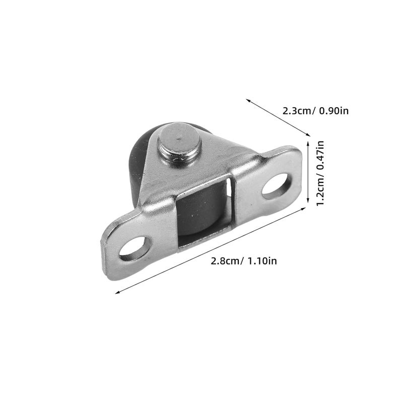 0.5 Inch 12pcs Drawer Caster Pulley Wheels Mini Guide Replacement For Furniture Cabinet - Image 5