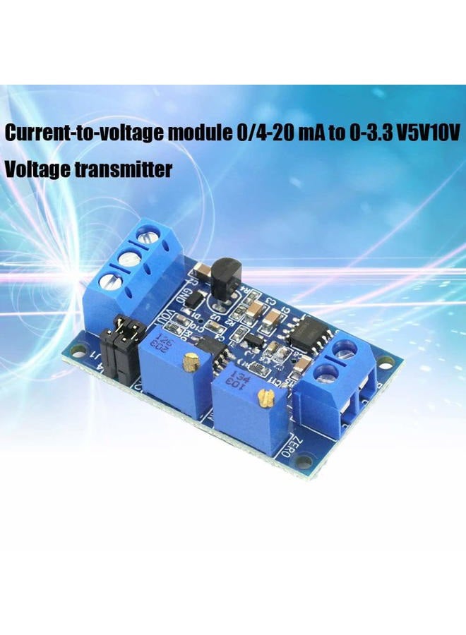 Acxico 4Pcs Current to Voltage Converter Module 0/4-20mA to 0-3.3V 0-5V 0-10V Voltage Transmitter Signal Conversion Conditioning Board - Image 2