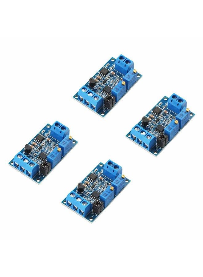 Acxico 4Pcs Current to Voltage Converter Module 0/4-20mA to 0-3.3V 0-5V 0-10V Voltage Transmitter Signal Conversion Conditioning Board - Image 1