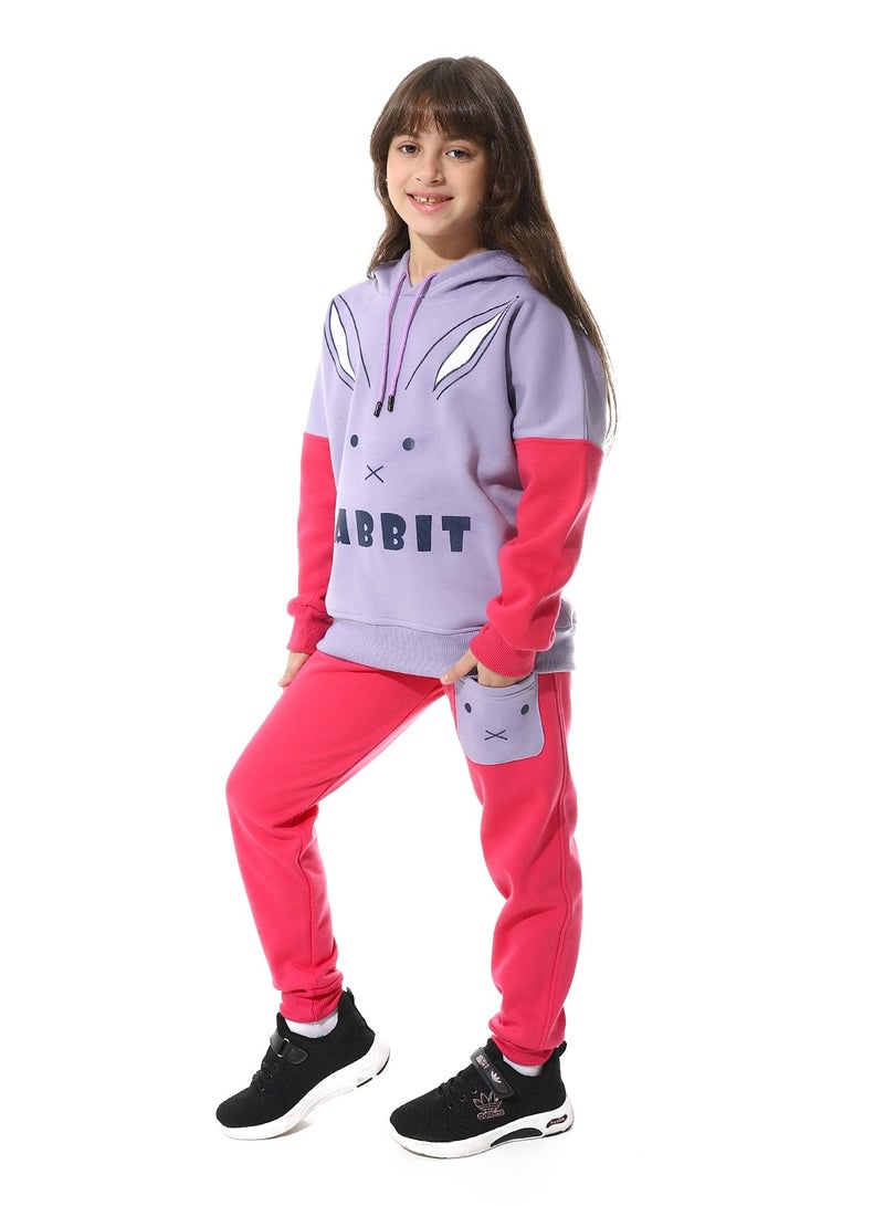 Caesar Printed Girls Meleton Training Suit - Image 2