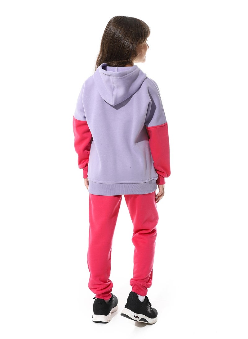 Caesar Printed Girls Meleton Training Suit - Image 3