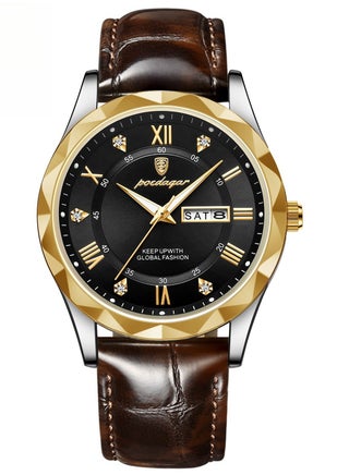 Luxury Men's Watch with Leather Strap, Sapphire Crystal Glass, Luminous, Waterproof, and Calendar Feature - pzsku/Z1F9F740BD7C0C8404B2FZ/45/1742550672/f7d12074-643c-4463-8c74-7437fd9251be