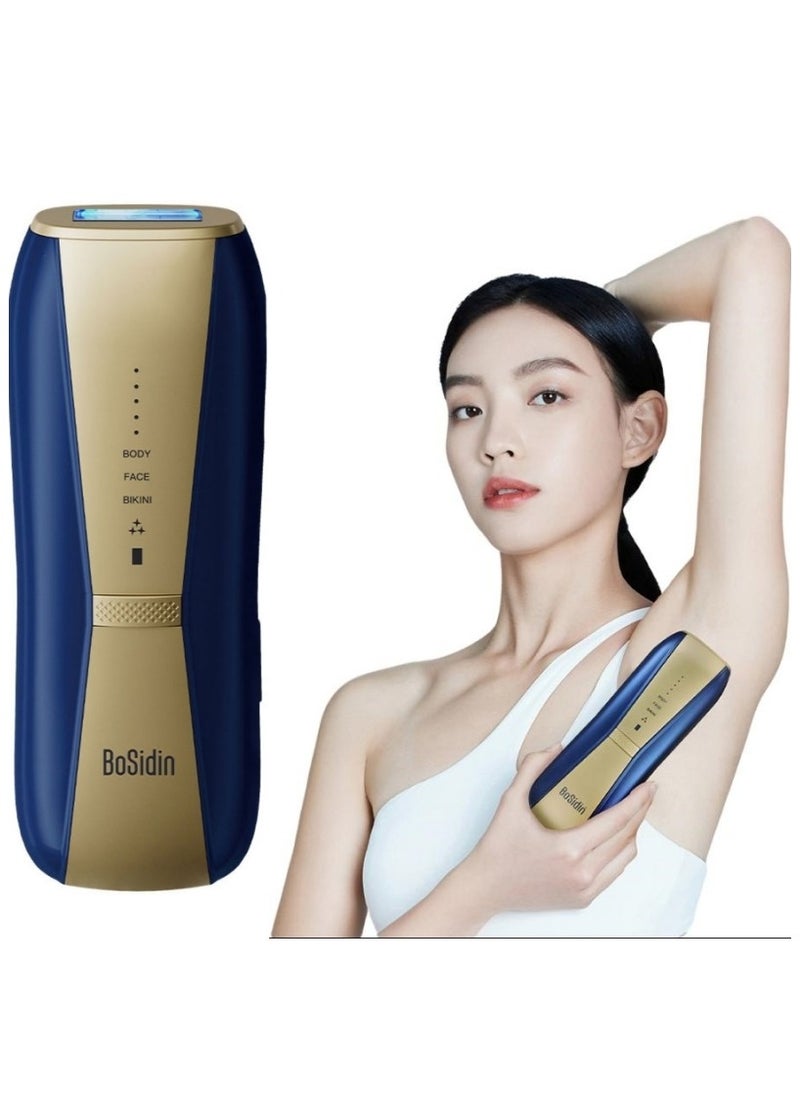 Bosidin Latest Generation IPL Sapphire Ice-Cooling Hair Removal Machine for Face, Body and Bikini Area Men and Women  - Image 1