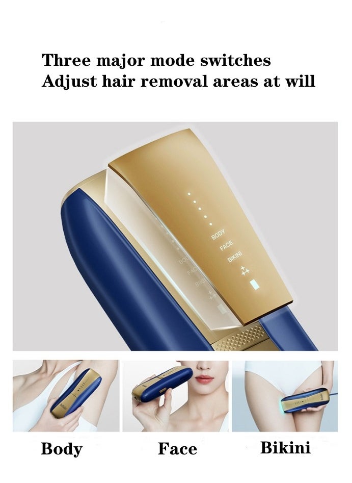 Bosidin Latest Generation IPL Sapphire Ice-Cooling Hair Removal Machine for Face, Body and Bikini Area Men and Women  - Image 4