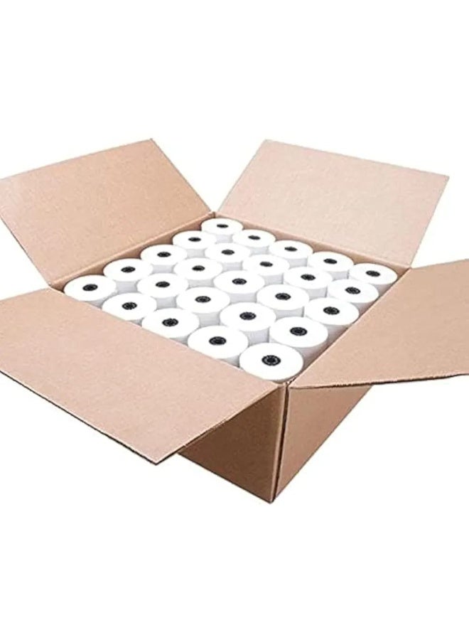 Thermal Printing cashier roll ,Invoice Roll, 7.9cm, 55 meters- 50 Pcs