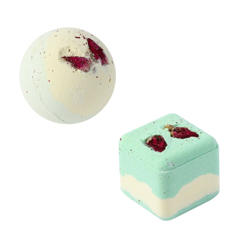 6PCS Aromatherapy Bath Bombs Stress Relief & Relaxation Scented Shower Bath Salt Ball for Valentine's Day/Birthday Gift - Image 4