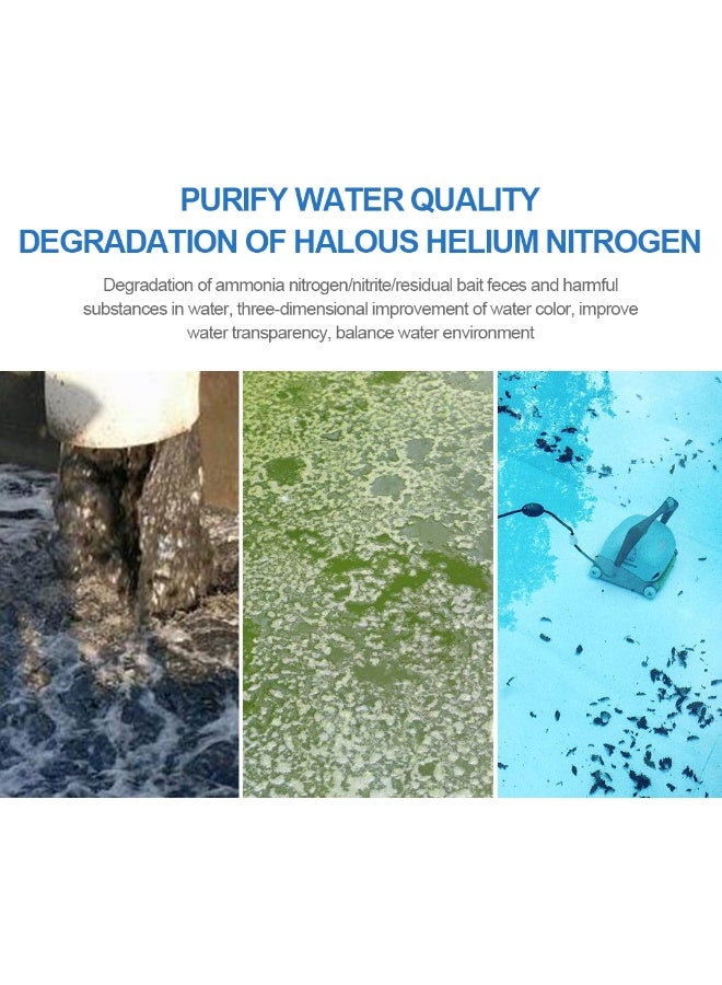 LANEMAY Algae removal, antibacterial disinfection, odor removal, water quality purification, multifunctional cleaning, swimming pool effervescent tablets Chlorinating Tablets Clear Pool Cleaning Tablets - Image 3