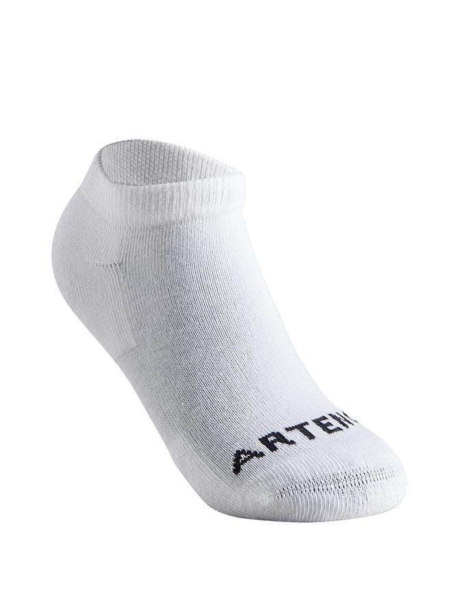 DECATHLON Kids' Low-Cut Racket Sports Socks RS100 Tri-Pack - Image 2