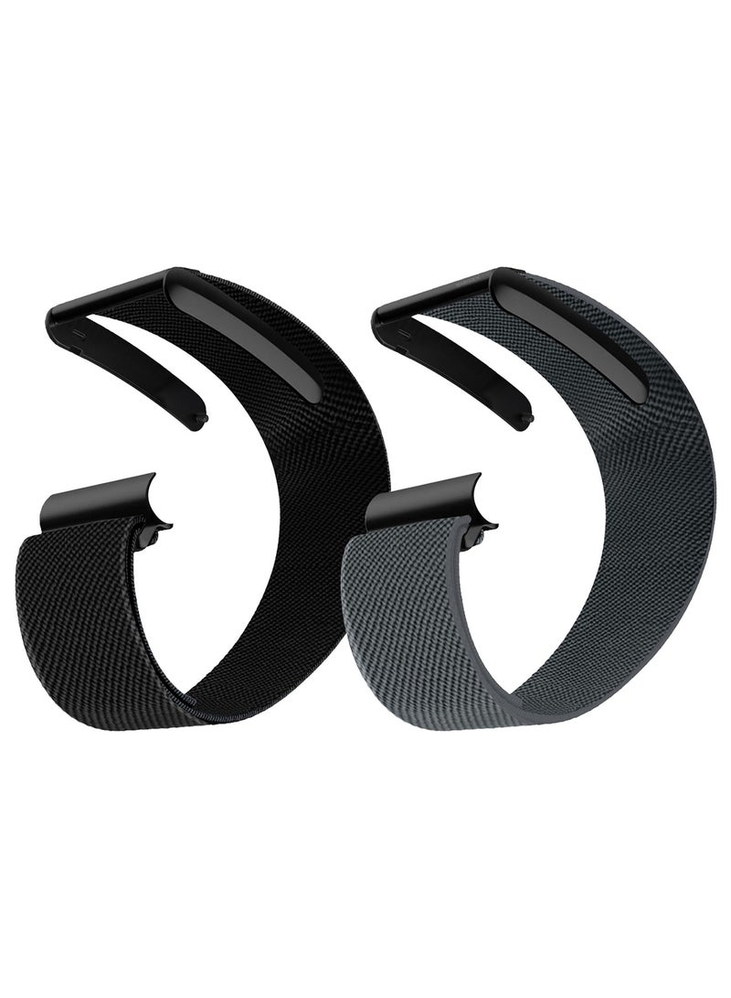 2 PCS of Premium Adjustable Strap for WHOOP 5, MG,One, Peak and Life – Lightweight & Breathable Replacement Band