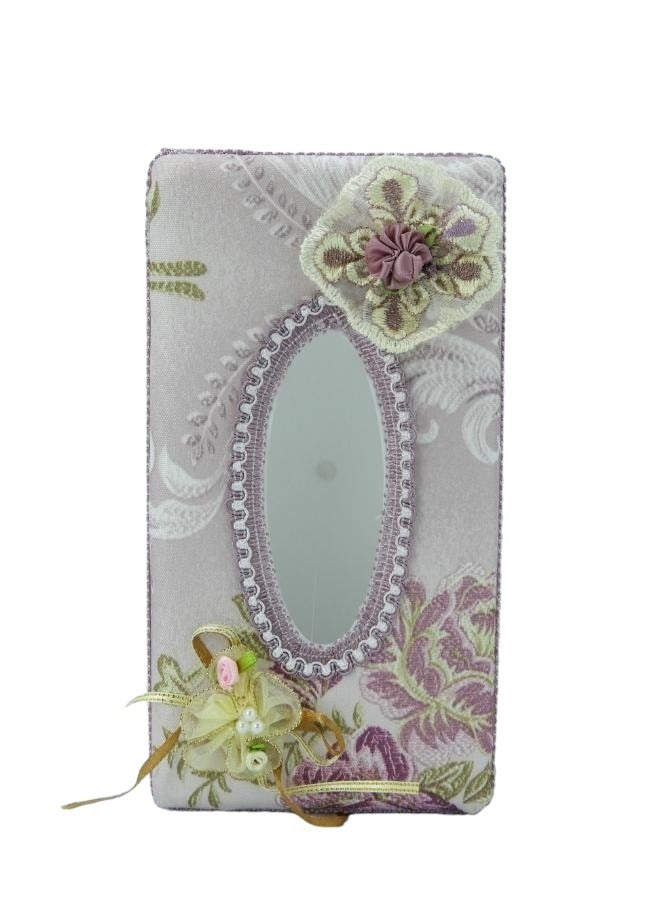 BABAZAM Tissue Box Holder Rectangle Durable Elegant & Stylish Tissue Box Holder for Living Room Office Home Table Décor Purple 23.5x14x9cm - Image 3