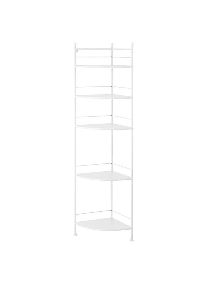 جرين تايجر - وحدة رفوف زاوية، بيضاء، 35×156 سم - Image 1