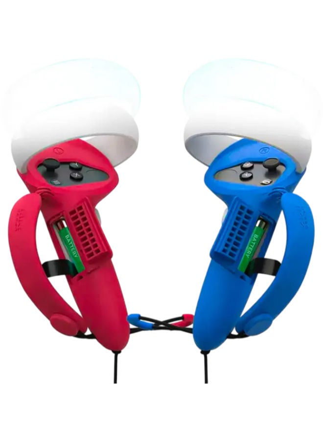 مقابض تحكم   مع أربطة للأصابع لـ Oculus Quest 2