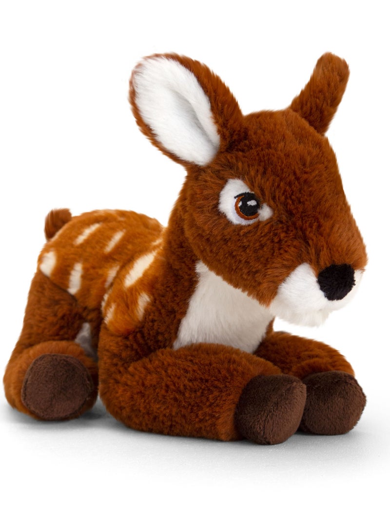 Keel Toys Keeleco Deer 22cm | Soft Toy | Plush Toy | Gift for Kids and Adults - Image 1