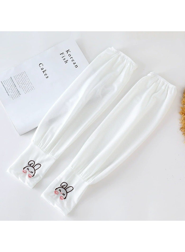 Goolsky Ice Silk Sun Protection Sleeves Women Summer – Loose Fit UV Shield Oversized Arm Cover Driving New, Comfortable - Image 3