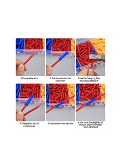 PROMASS Insulated Straight Connectors for Wire Terminal,Soldering Wire Connector Automotive Cable Heat Shrink  - Image 3