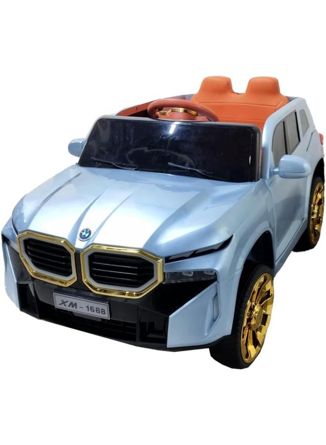 Children's electric ride-on car, 2024 car, dazzling with its colors and wonderful design, multi-colored (blue) - Image 1