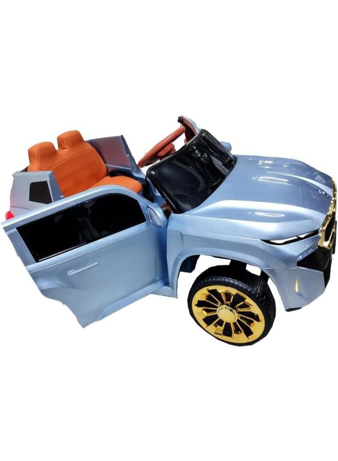 Children's electric ride-on car, 2024 car, dazzling with its colors and wonderful design, multi-colored (blue) - Image 3