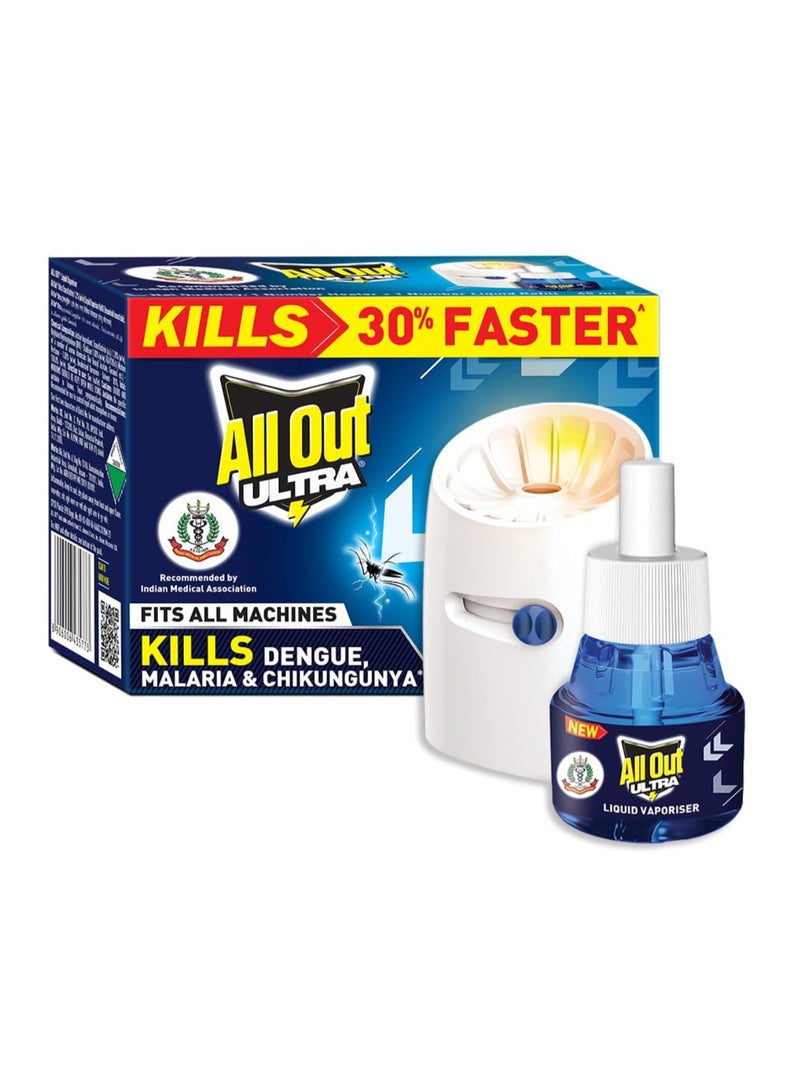 All Out Ultra Liquid Vaporizer, Machine + 1 Refill (45ml) | Kills Dengue, Malaria & Chikungunya .. - Image 1