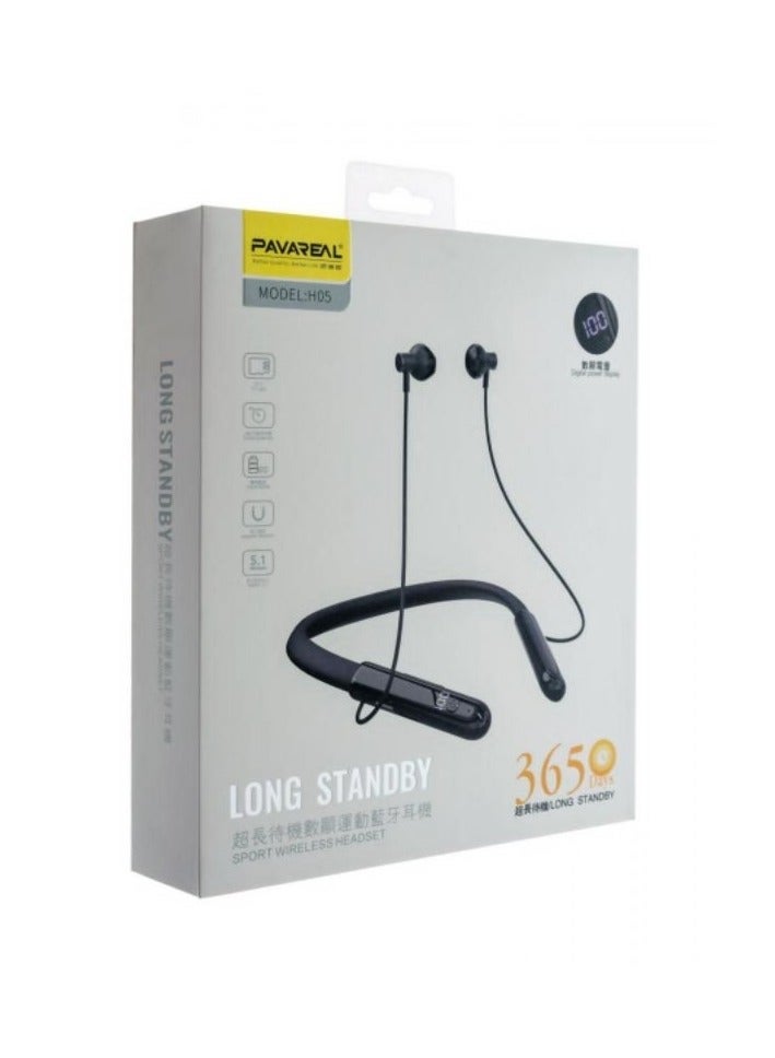 PAVAREAL Bluetooth headset with a stylish sporty design that can be connected to all devices via Bluetooth - Image 2