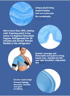 M MIAOYAN Gel ice pack shoulder protector cold and hot dual-purpose therapy bag shoulder protector  - Image 5