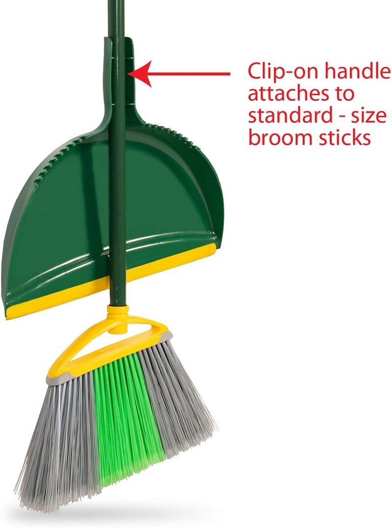Pine Sol Jumbo Dustpan, 13.2” | Heavy Duty Dust Pan with Rubber Edge | Clip-On Design Attaches to Standard Broom Sticks - Image 5