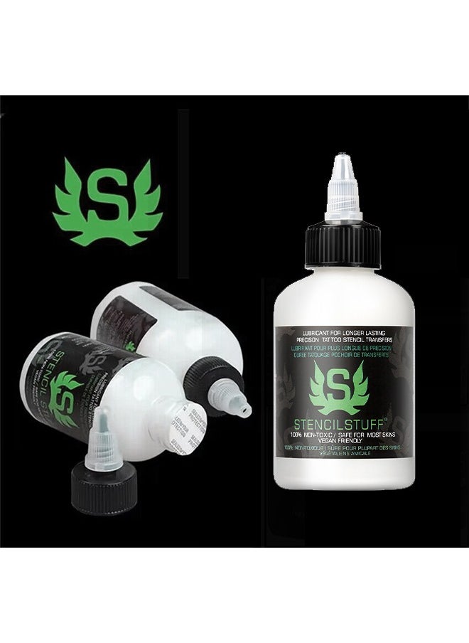 Stencil Stuff - PrecisionTattoo Stencil Transfres,Template Base Paste Semi-permanent Tattoo Transfer Paste Transfer Paste Suitable for Transfer Paper Machine Tattoo Supplies Accessories 120ml - Image 1