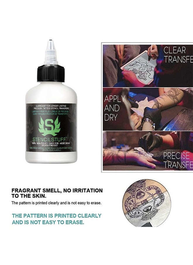 Stencil Stuff - PrecisionTattoo Stencil Transfres,Template Base Paste Semi-permanent Tattoo Transfer Paste Transfer Paste Suitable for Transfer Paper Machine Tattoo Supplies Accessories 120ml - Image 1